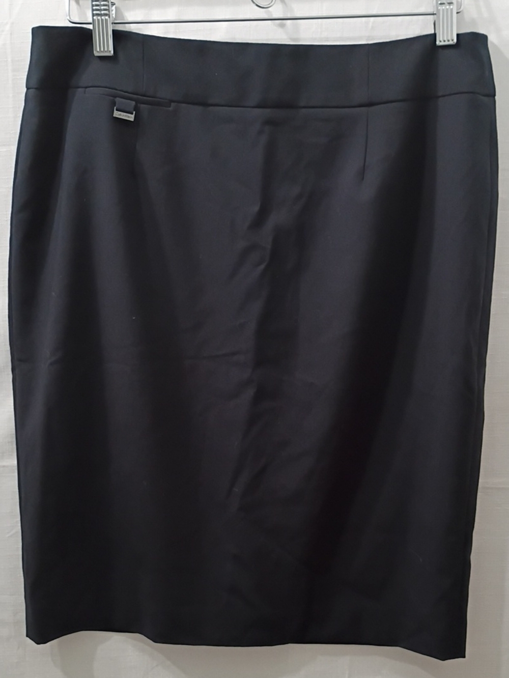 Calvin Klein Black Pencil Classic Women's Skirt Size 10